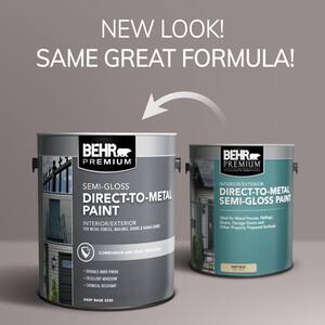 1 gal. #M500-7 Very Navy Semi-Gloss Direct to Metal Interior/Exterior Paint