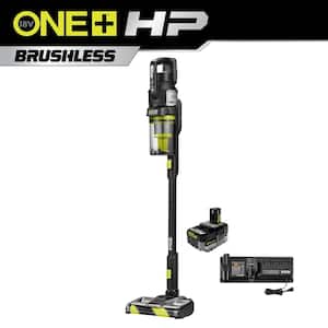 ONE+ HP 18V Brushless Cordless Advanced WHISPER Series Stick Vacuum Kit with 4.0 Ah Battery and Charger