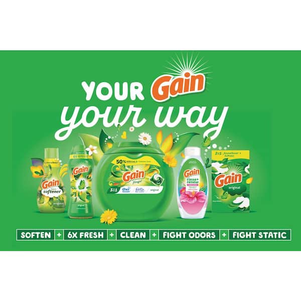 Aroma Boost Ultra Original Scent Liquid Fabric Softener, 190-Loads, 140 oz.