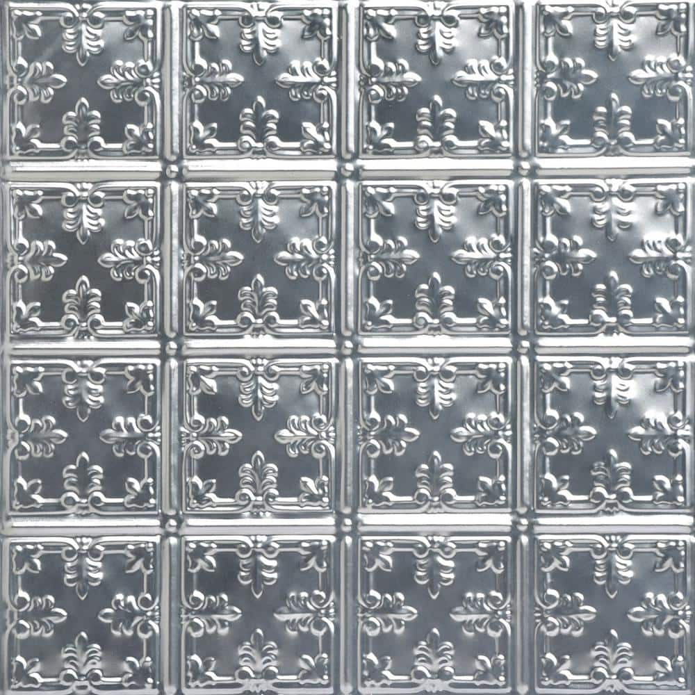 Florentine Lacquered Steel 2 ft. x 2 ft. Decorative Nail Up Tin Ceiling Tile (48 sq. ft./Case) price history on PriceWatchPro