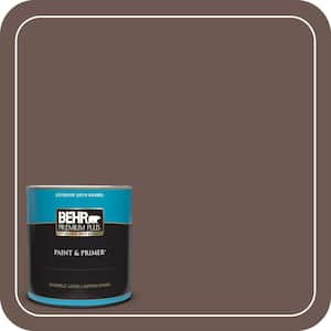 BEHR PREMIUM PLUS 8 oz. #N180-7 Oiled Teak Flat Interior/Exterior