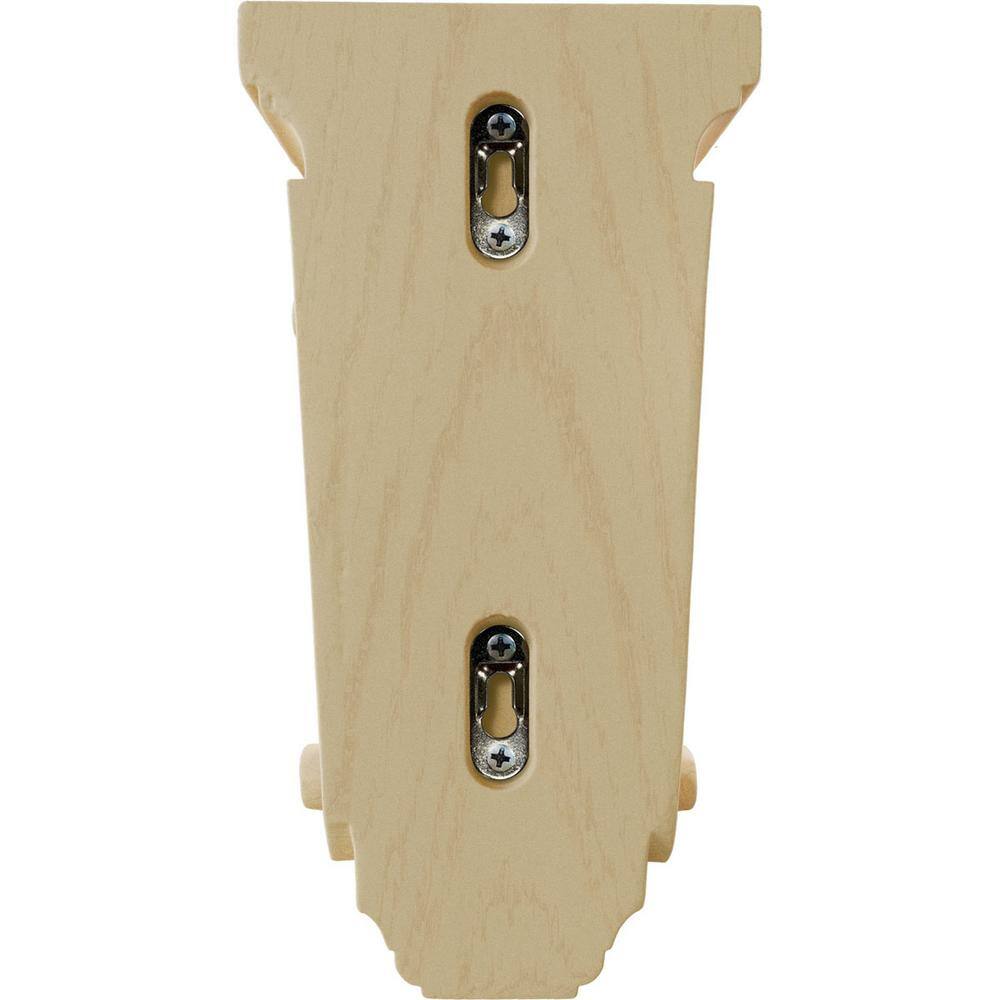 Maple Hand-Carved 9.5" Wood Corbel