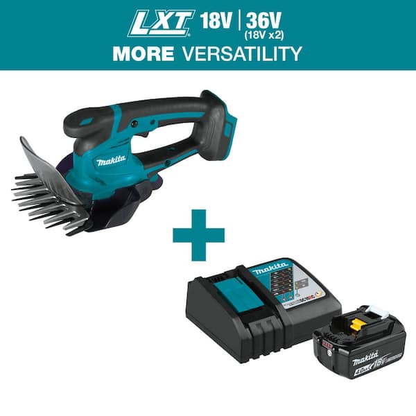 Makita LXT 18V Lithium-Ion Cordless Grass Shear with 18V 4.0Ah LXT
