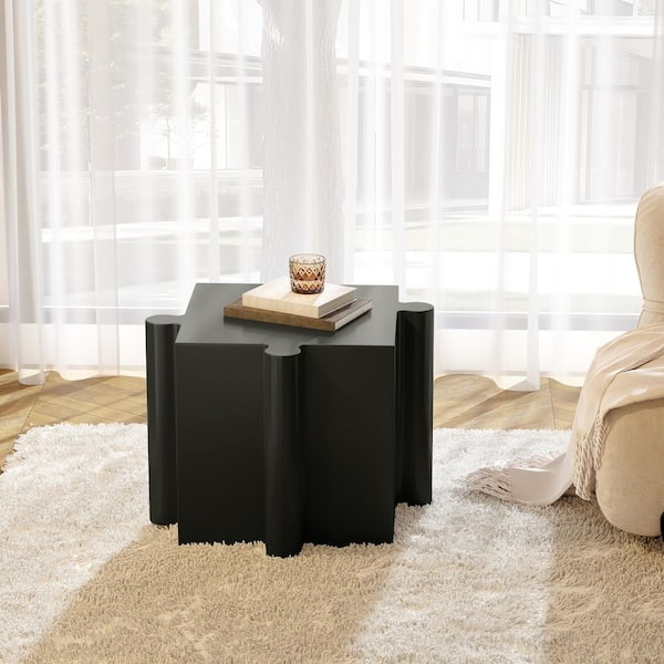 CHRISTOPHER KNIGHT HOME Afra Puzzle Art Black Indoor/Outdoor