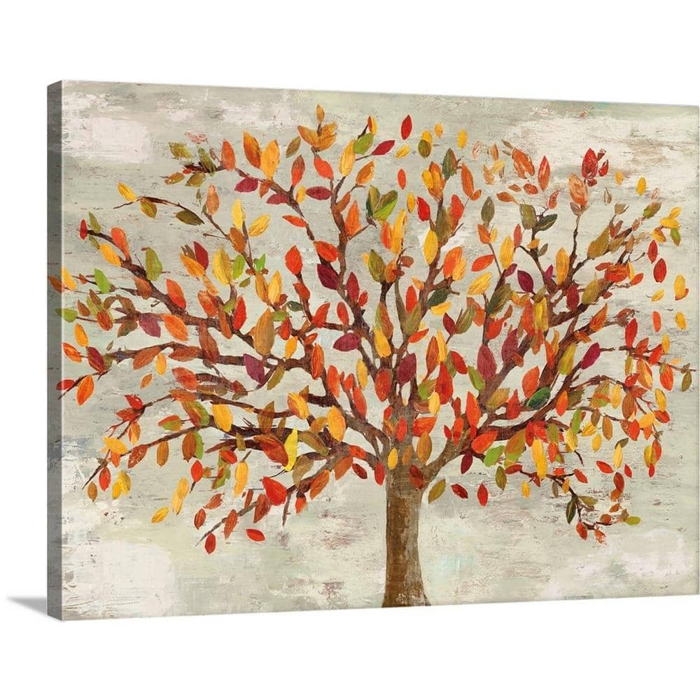 Autumn Is My Favorite, Textured Cotton Canvas Art Print in 4 Sizes