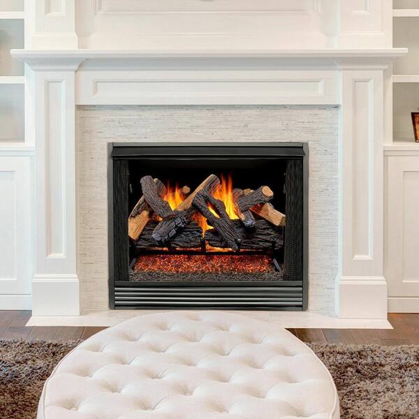 24 Vented Natural Gas Fireplace Log Set