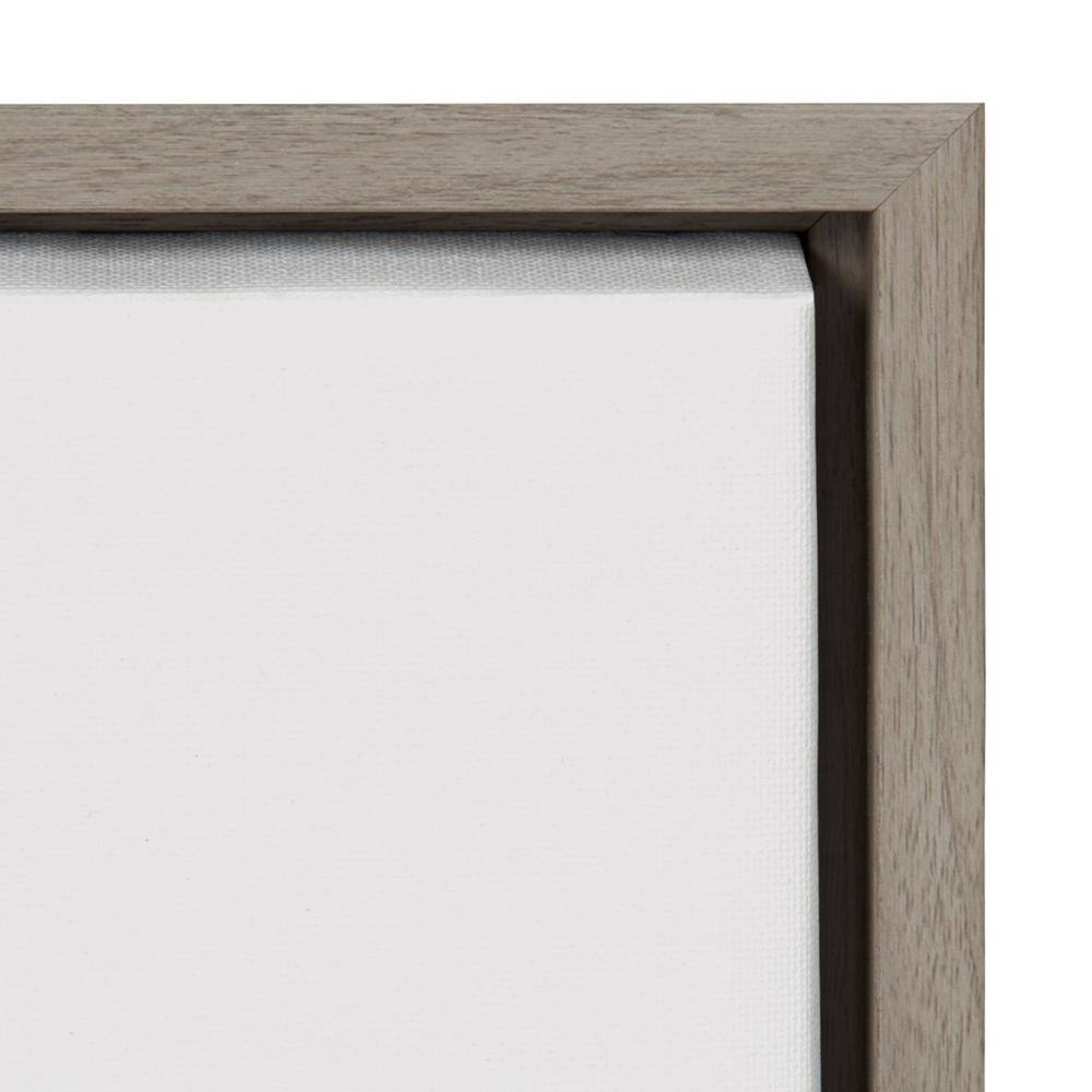 Whimsical Dog Office Canvas Print Set in Gray Frames