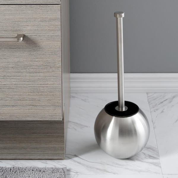 Stainless Steel Toilet Brush Globe Design