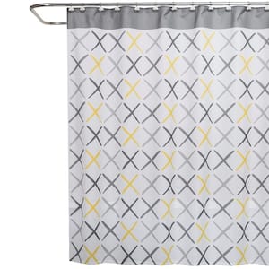 Gen X 70 in. W x 72 in. L Fabric Shower Curtain