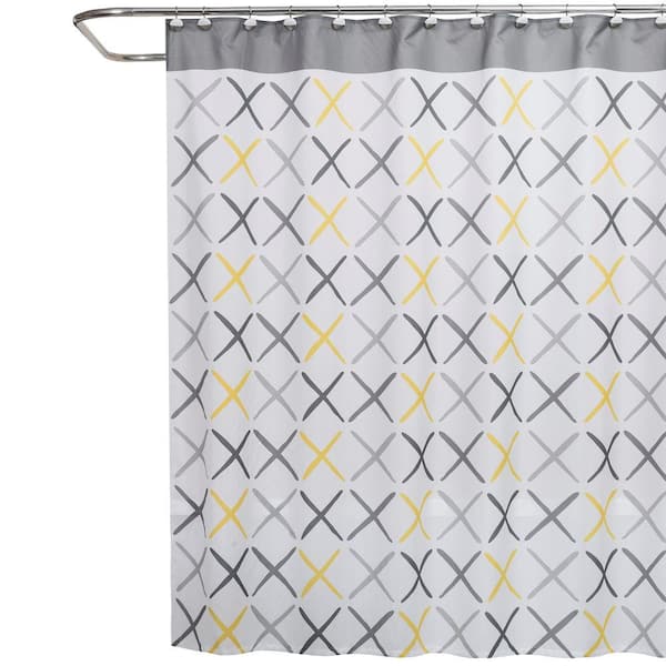 Saturday Knight Gen X 70 in. W x 72 in. L Fabric Shower Curtain