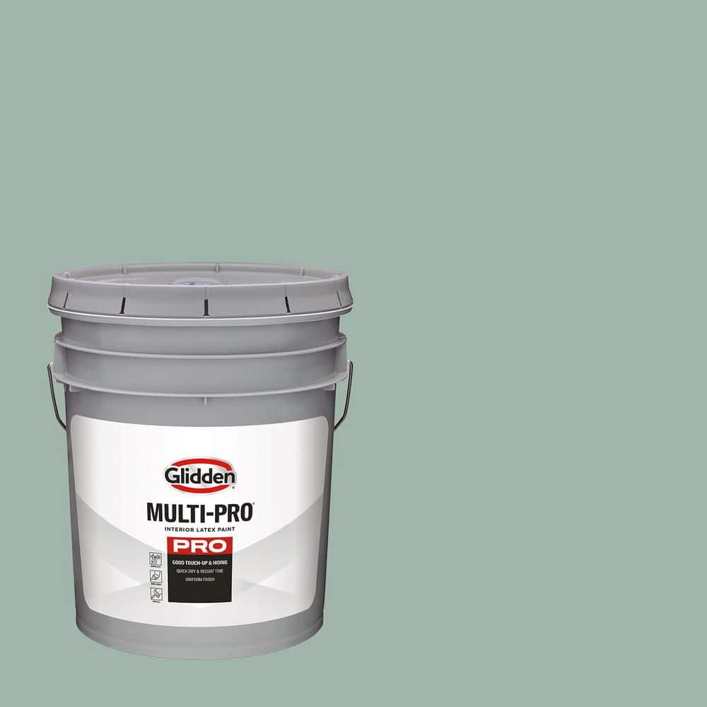 Glidden Multi-Pro 5 gal. PPG10-29 Dusty Aqua Eggshell Interior Paint ...