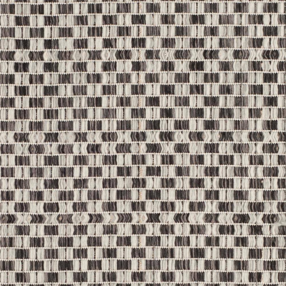 Gray Rectangular Synthetic Easy Care Indoor/Outdoor Rug