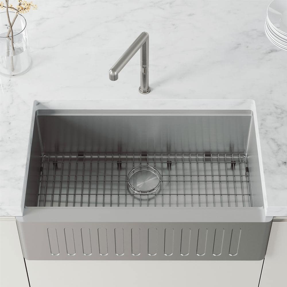 Stainless Steel Single Handle Kitchen Bar Faucet with Knurled Dial