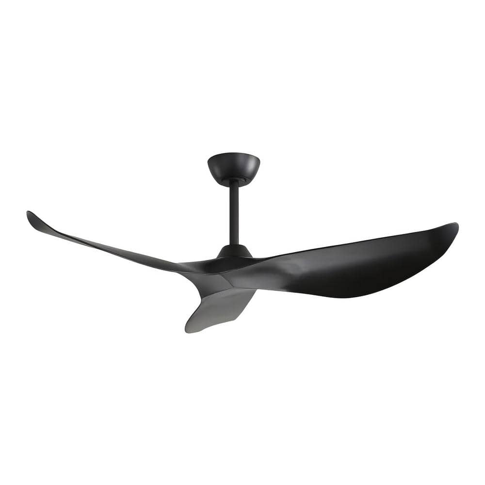 52 in. Indoor Ceiling Fan No Light With 6 Speed Remote Control 3 ABS Blades