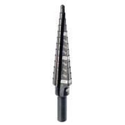 1/8 in. - 1/2 in. #1 Black Oxide Step Drill Bit (13-Steps)