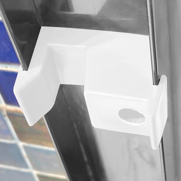 thumbnail image 2 of CR Laurence White Sliding Glass Door Bumper - 2-5/8" L, Pack Of 2, Rubber Stopper 2 of 3