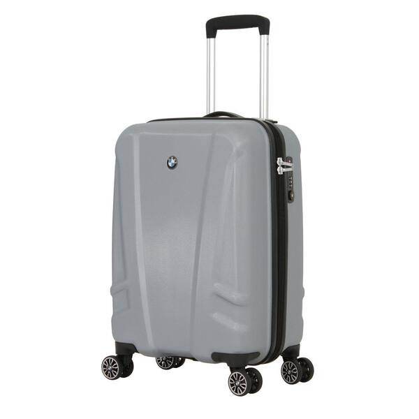 BMW 19 in. Silver Hardside Spinner Suitcase