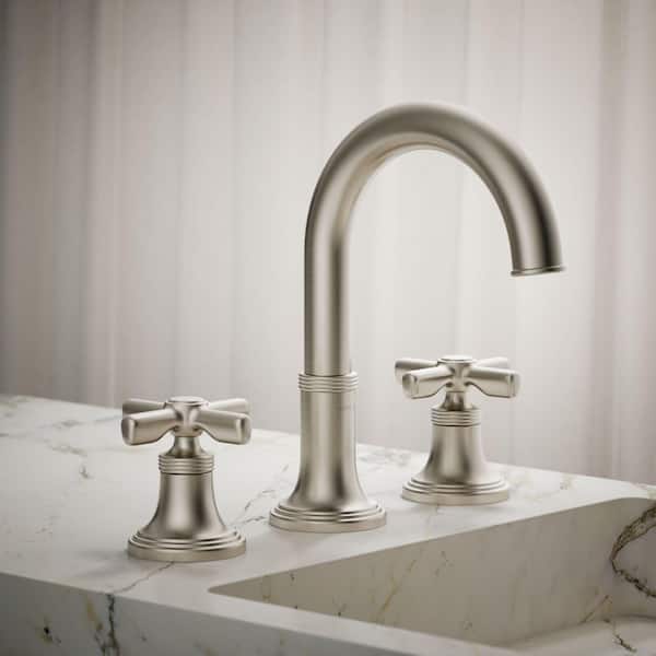 KOHLER Paces 8 in. Widespread Double Handle Bathroom Faucet with