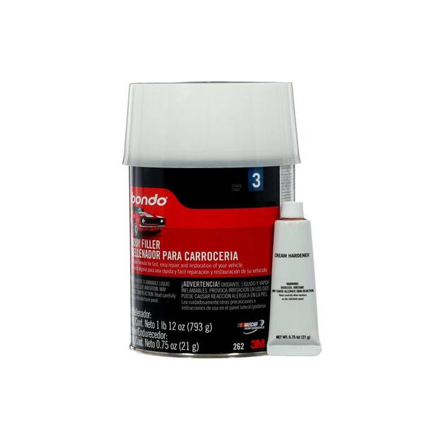 3m Bondo 12 Fl Oz Lightweight Body Filler Pn0262 The Home Depot