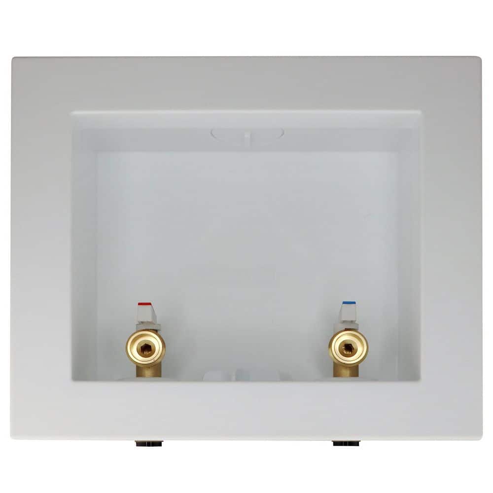 1/2 in. Brass Push-to-Connect x 3/4 in. Male Hose Thread Washing Machine Outlet Box price history on PriceWatchPro