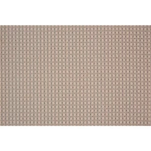 Longmont - Taupe - Gray 13.2 ft. 37 oz. Wool Pattern Installed Carpet