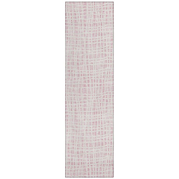 Addison Rugs Chantille Machine Washable Indoor/Outdoor Abstract ACN729 Pink 2 ft. 3 in. x 7 ft. 6 in. Area Rug