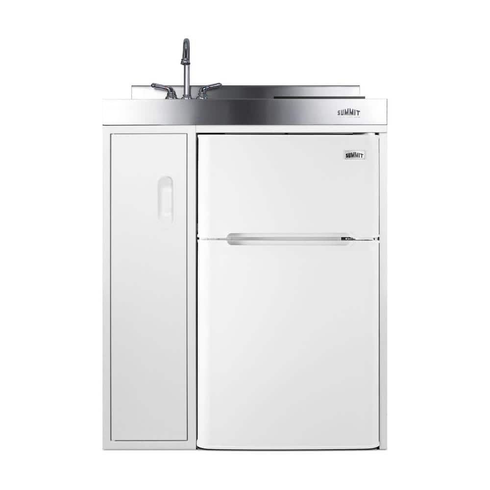 30 in. Compact Kitchen in White