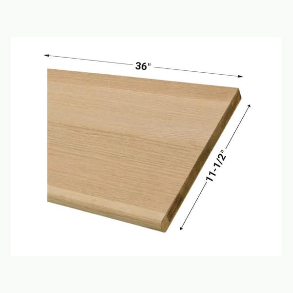 Creative Stair Parts 11.5-in x 36-in Unfinished Red Oak Stair Tread Creative Stair Parts 11.5-in x 36-in Unfinished Red Oak Stair Tread