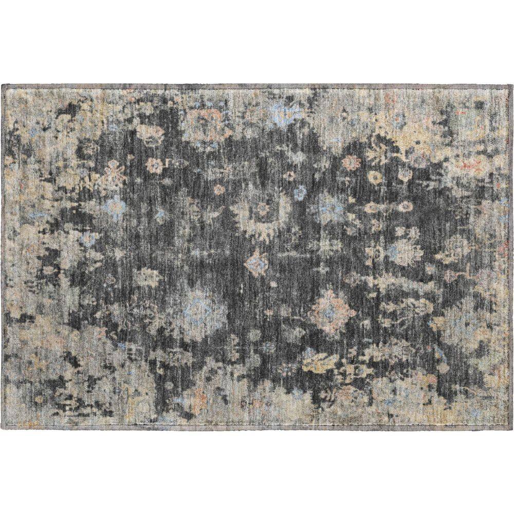 Mayfield Premium Machine Washable Abstract AMF2302 Charcoal 3 ft. x 4 ft. Area Rug price history on PriceWatchPro