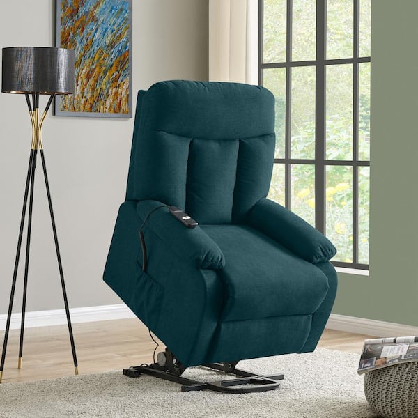 peacock blue recliner