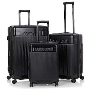 J&V TEXTILES Roberto Cavalli Luxury 3-Piece Navy Expandable Hard