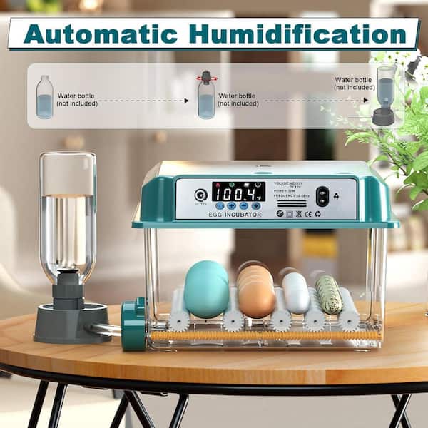 KIWDZFU 12-16 Egg Incubator Automatic Egg Turning Humidification