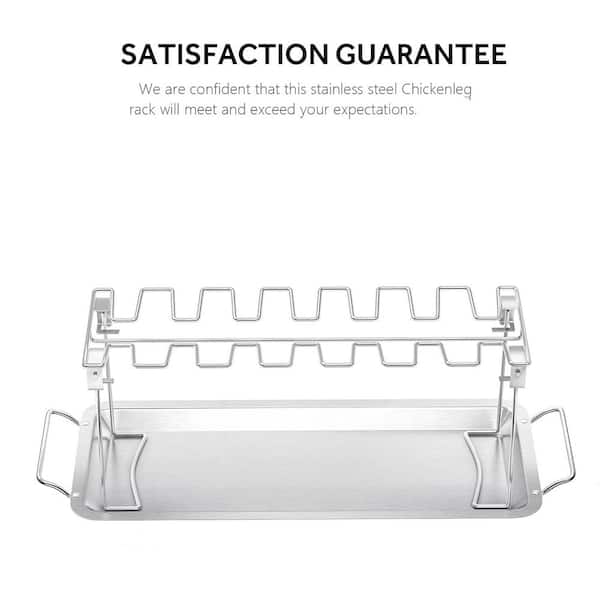 Outdoor Cooking Accessories, Thigh Wing Grill 14Bay Stainless Steel