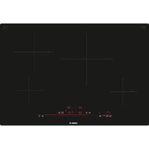 800 Series 30 in. Induction Cooktop in Black with 4 Burner Elements