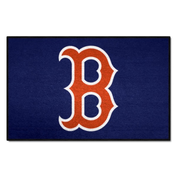 FANMATS Boston Red Sox Navy 1.5 ft. x 2.5 ft. Starter Area Rug