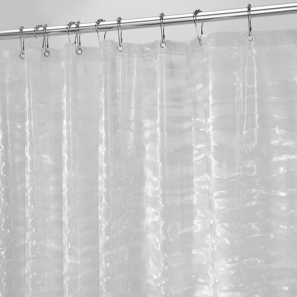 Interdesign Frost Ripplz Eva Shower, Are Vinyl Shower Curtains Safe