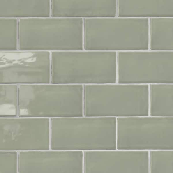 Castillo Sage 3 in. x 6 in. Ceramic Wall Tile (5.72 sq. ft./Case)