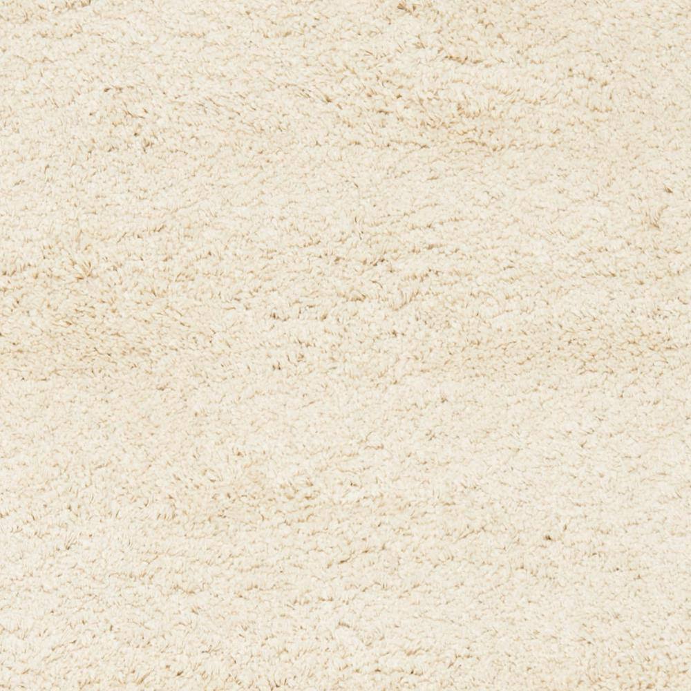 Coastal Comfort Ivory Shag Rug 5'3" x 7'6" Synthetic Blend