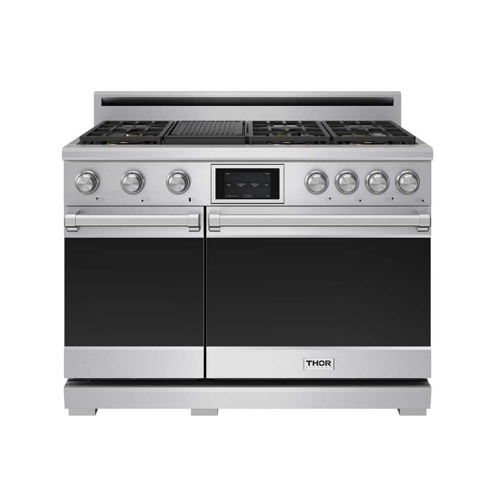 Thor Kitchen X Series 48 in. 7 Burners Freestanding Double Oven