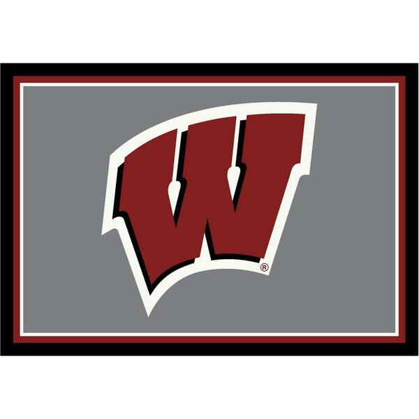 College Wisconsin Nfl Team Logo Area Rug Kitchen Rug Family Gift Us Decor