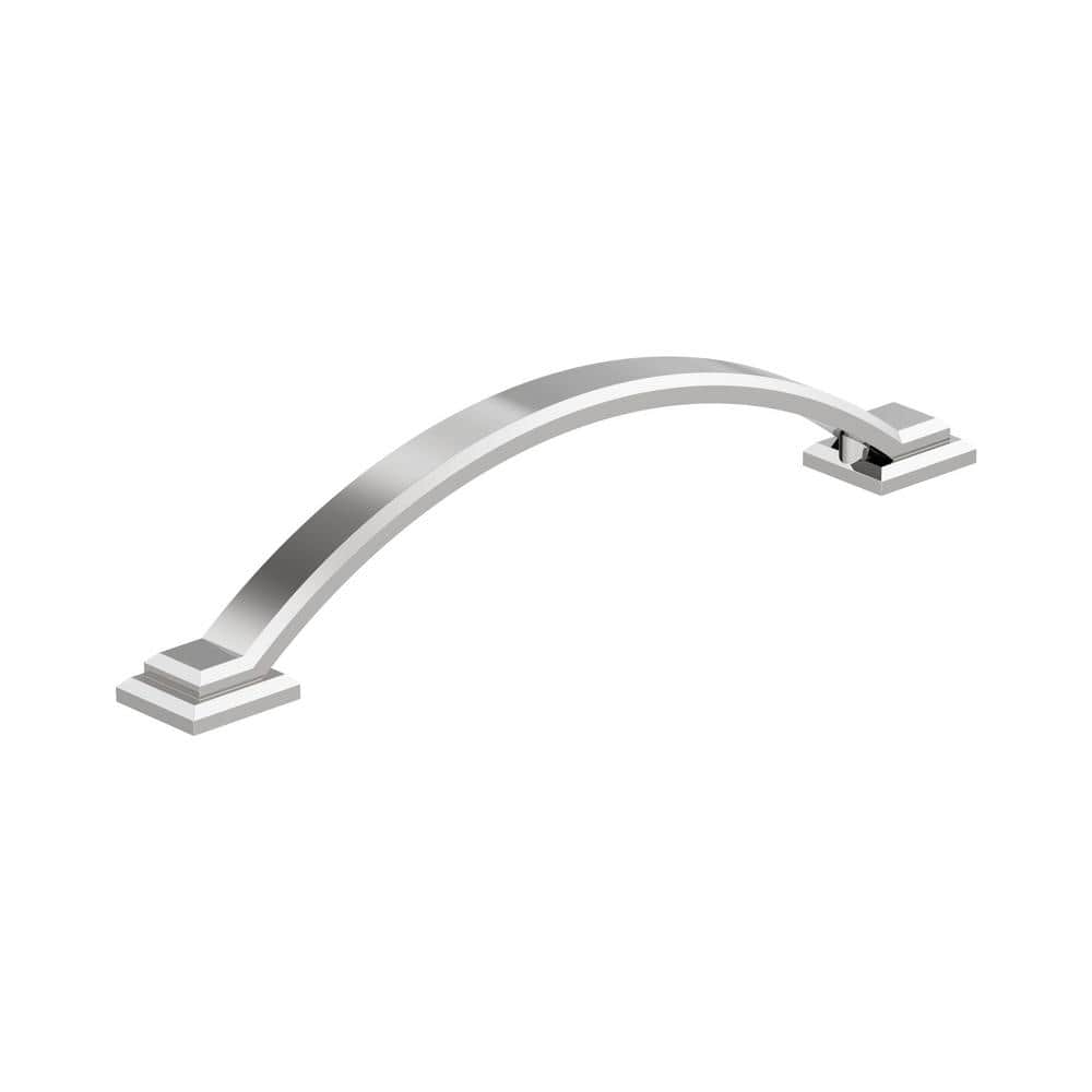 Sheffield 5-1/16 in. (128mm) Center-to-Center Traditional Polished Chrome Arch Cabinet Pull price history on PriceWatchPro