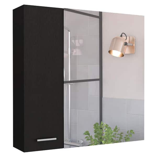 Unbranded 23.6 in. W x 23.6 in. H Rectangle Framless Mirror Bathroom Mirror