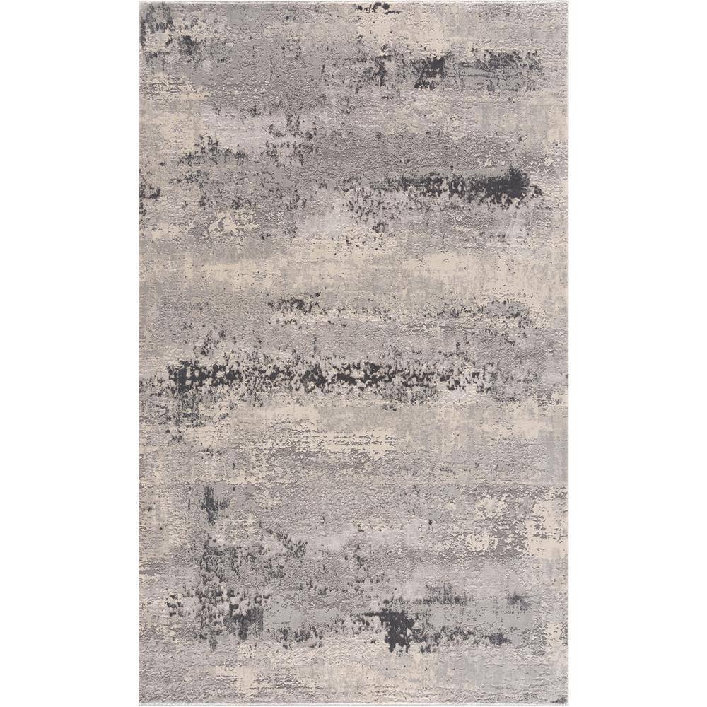 Vogue Grey (5 ft. x 8 ft.) - 5 ft. 3 in. x 7 ft. 7 in. Modern Abstract Area Rug price history on PriceWatchPro