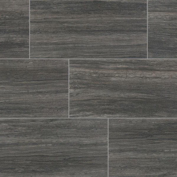 Daltile Articulo Headline Grey 12 in. x 24 in. Glazed Porcelain Floor Tile (563.2 sq. ft./pallet)