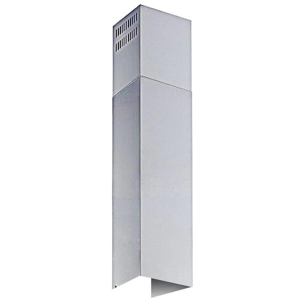 Vissani Stainless Steel Chimney Extension (up to 11 ft. Ceiling) for Pyramid Kitchen Wall Mount Range Hood