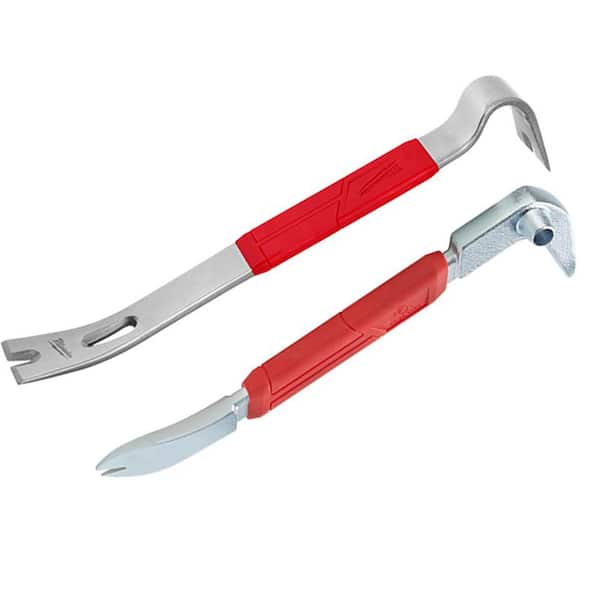 Milwaukee 15 in. Pry Bar with 10 in. Nail Puller