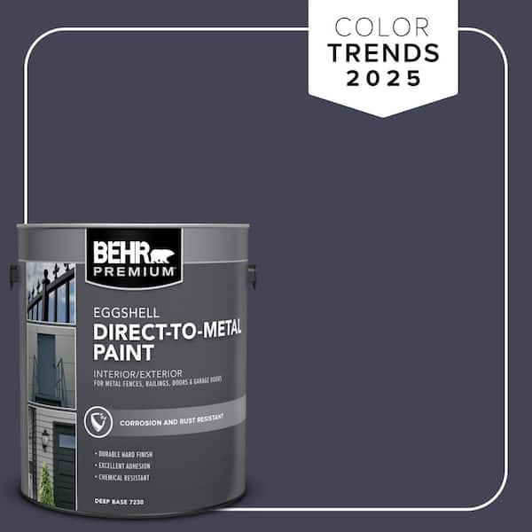 1 gal. #PPU15-19 Black Sapphire Eggshell Direct to Metal Interior/Exterior Paint