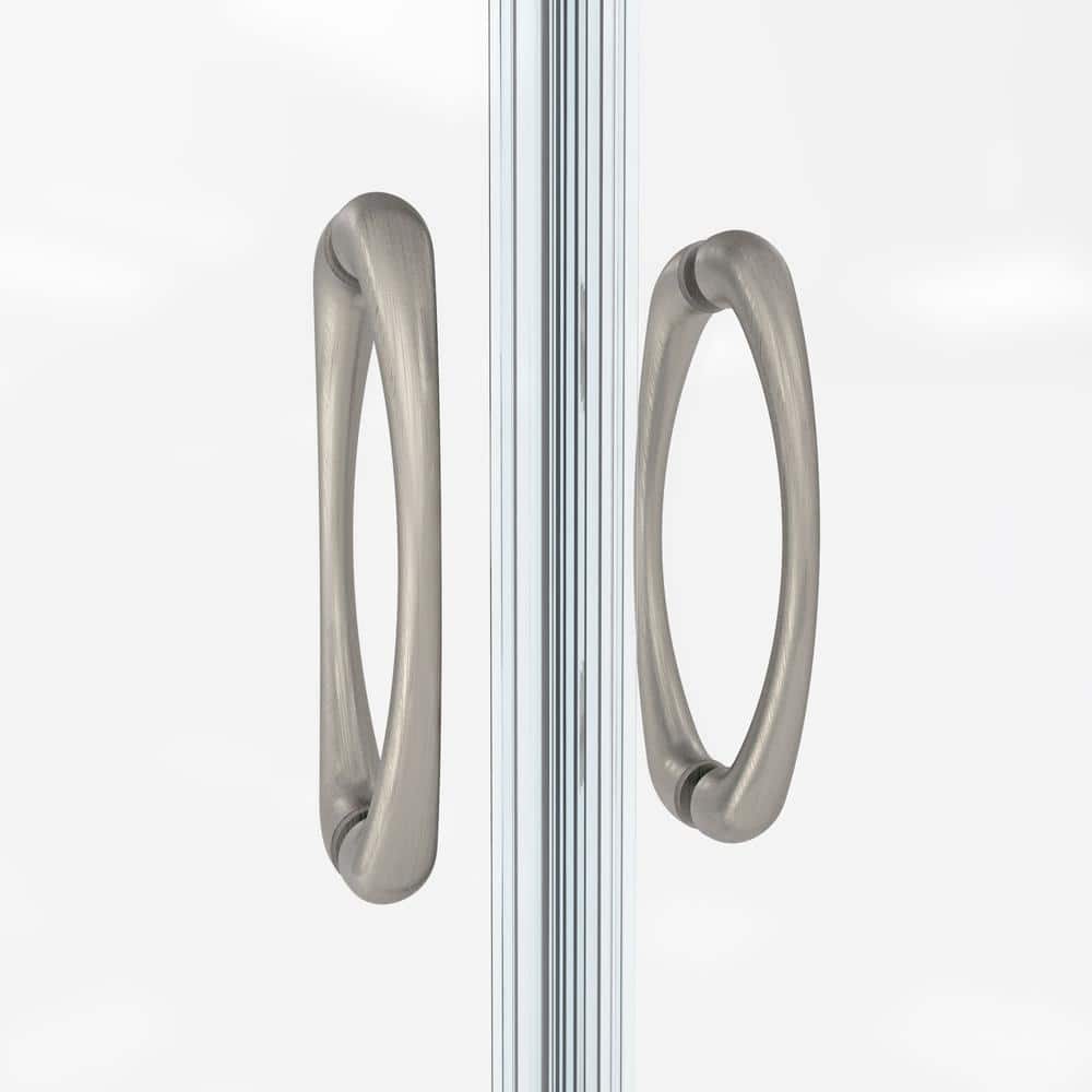 DreamLine Visions 60" x 32" Brushed Nickel Sliding Shower Kit