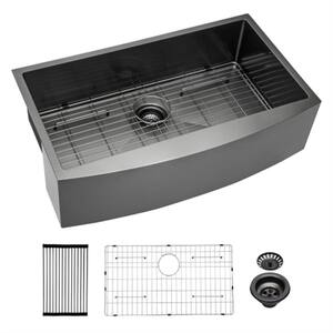 33 Apron Front Farm Sink - Workstation Sink - 8 Depth - Single Bowl –  Create Good Sinks