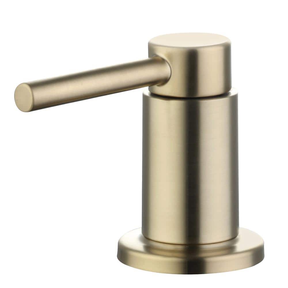 Matte Gold Widespread Double-Handle High-Arc Bathroom Faucet